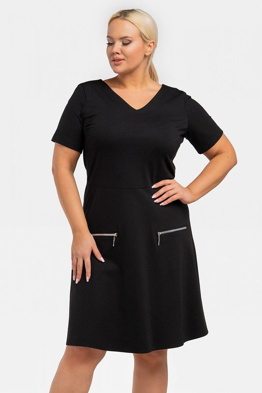 Plus size dress model 195022 Karko