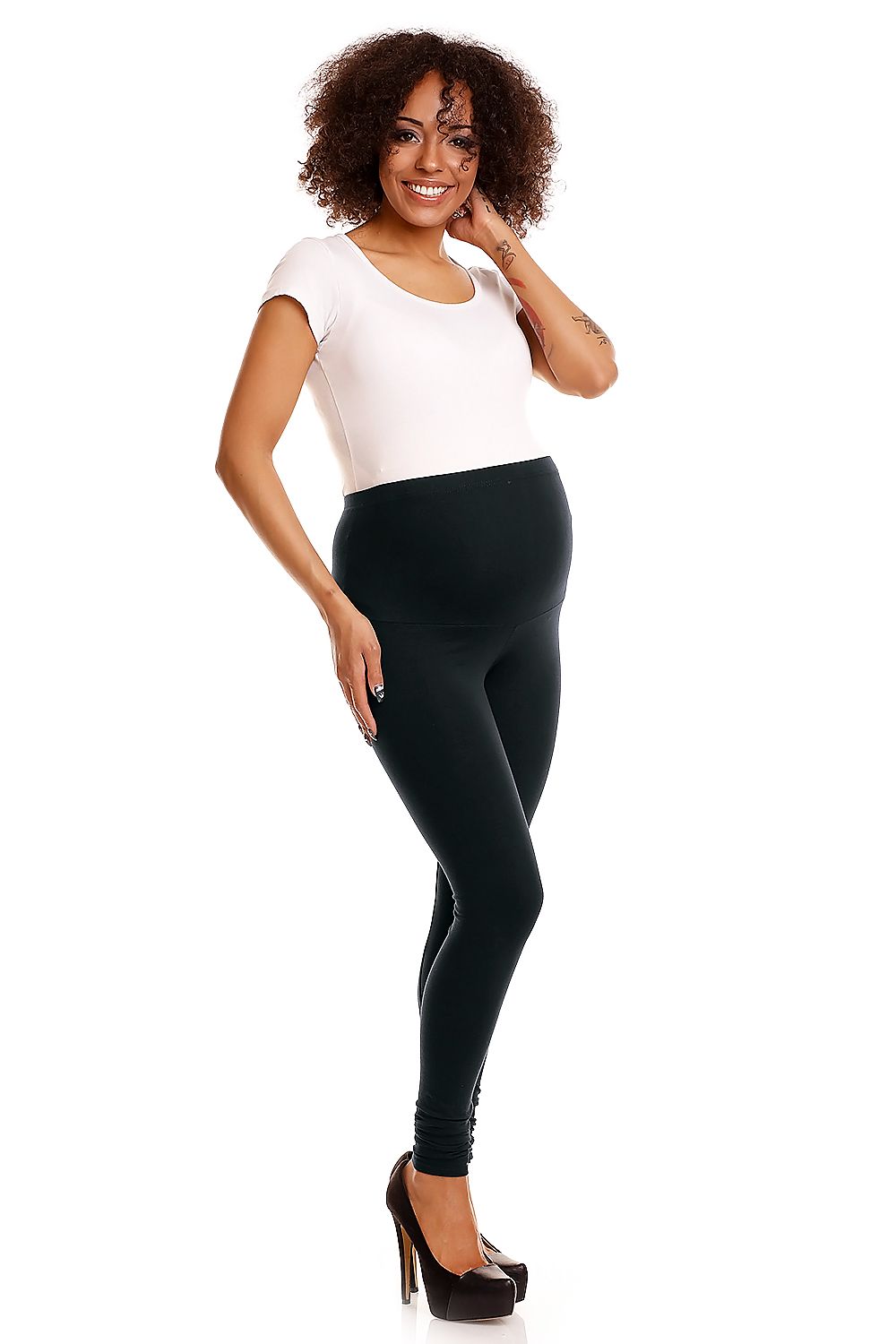 Maternity leggings model 174803 PeeKaBoo